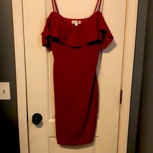 Red Bodycon dress. Never worn!